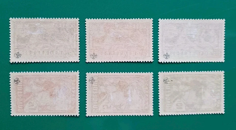 GUADELOUPE 1935 MINT CAT£80 WEST INDIES SIGNED SET SG151-156 VF MINT HINGED  - Image 2 of 2