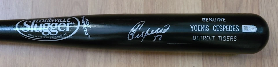 Yoenis Cespedes Signed Auto 34" Louisville Slugger Bat PSA/DNA COA Mets Tigers - Image 3 of 4