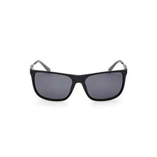 Timberland TB9281 02D Black Square Plastic Polarized Sunglasses Frame 62-18-135