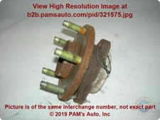 Used Front Wheel Hub fits: 2007 Chevrolet Hhr Front rear drum brake w/o ABS Fron