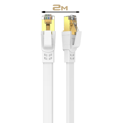 Cat 8 Patchkabel Highspeed Netzwerk Flachkabel Internet Ethernet Lan Kabel CAT 8 - Bild 13 von 22