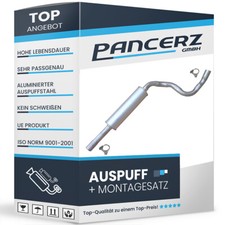 Auspuff für AUDI A2 1.4 42 Liter Tank 05.2002-08.2005