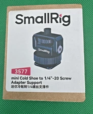 SmallRig 3577 Mini Cold Shoe To  1/4"-20 Screw Adapter Support