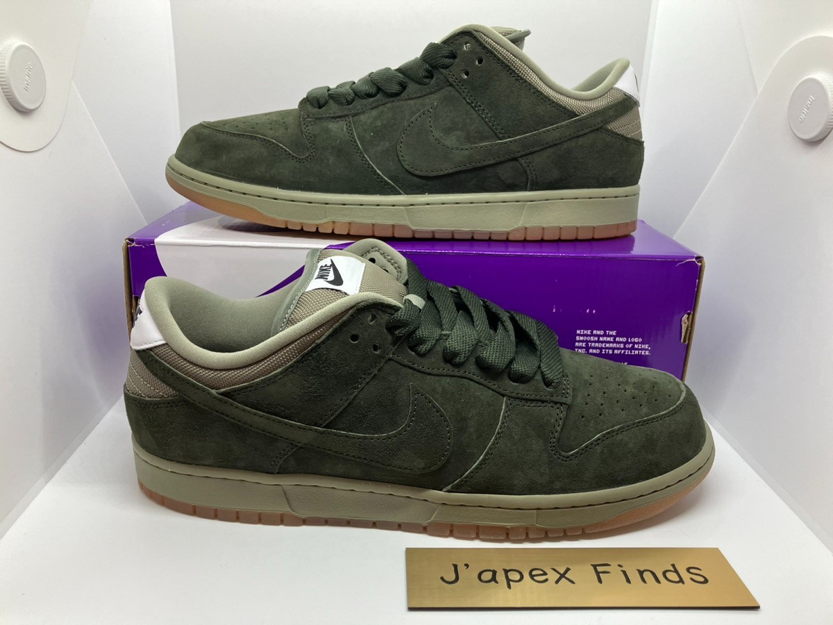 Nike SB Dunk Low Pro B HJ0367-301 Sequoia and Light Army