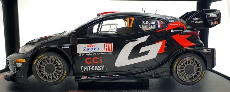 Ixo escala 1/18 18RMC202.22 Toyota GR Yaris Rally1 híbrido #17 1ª Croacia 24 Foto 3 de 4