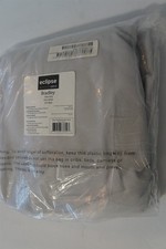 Eclipse Bradley Rod Pocket 50 x 63 Pale Grey Curtain Panel Blackout - OPEN PKG