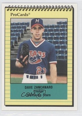 1991 ProCards Minor League David Zancanaro Dave Zancanaro #1797 m5x