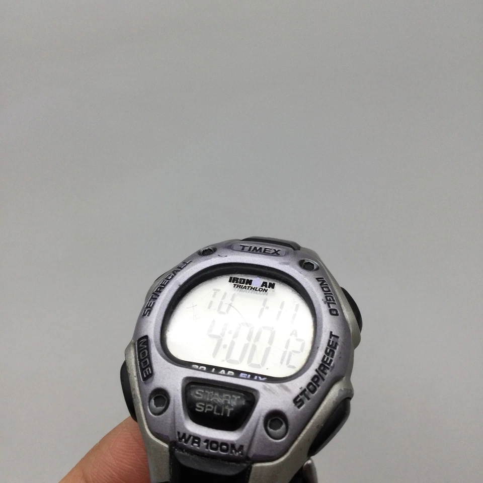 Timex Ironman Triathlon Watch Women 35mm 30 Lap Indiglo Day Date New Battery a1 - image 4 of 4