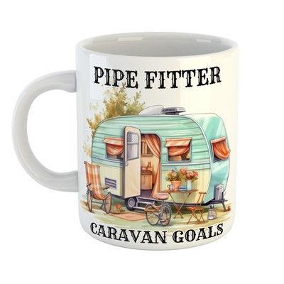Schöner ROHRMONTEUR CARAVAN GOALS Becher - perfekt für Wohnwagenpausen - exklusiv
