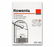 10 Pcs Original Rowenta ZR-760 Vacuum Cleaner Bags