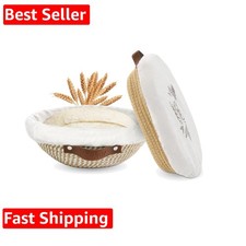 Banneton Bread Proofing Basket Set of 2, 9 10 11 inches Round  Oval Cotton R...