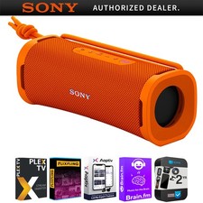 Sony EXTRA BASS Portable Bluetooth Speaker 2024 Orange Audio 2 Year Warranty