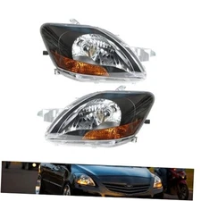 Headlight Assembly Headlamp Driver & Passenger Side Replacement for 2007 2008 