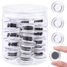 50 Pack Round Whiteboard Magnets Dry Erase Board Refrigerator Magnets for Office