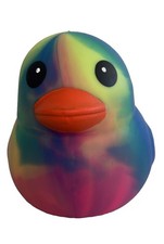 Sunny Days Jumbo Squeezy Duck TieDye Squishy Viral Anxiety/Stress Relief Toy NWT