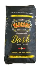 Yaucono Dark Roast Ground Coffee Beans 2lb. Pk 100% Arabica Beans
