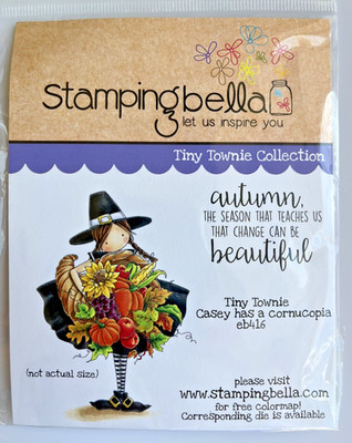 Stamping Bella Casey has a Cornucopia Tiny Townie Rubber Stamps FALL NEW SEALED