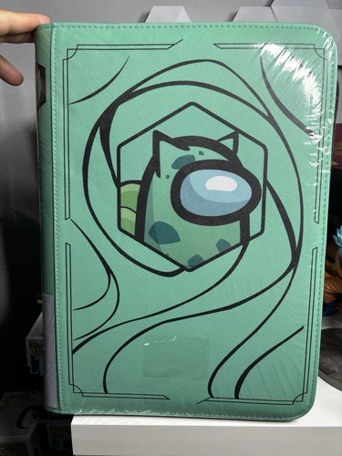 9 pocket trading card binder, 900-990 cards and 55 sleeves. great cards holder.