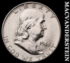 1948-D Silver Franklin Half Dollar - Choice Gem Brilliant Unc  Lustrous  #G9212