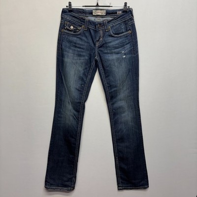 Mek Denim Women Santiago Straight Jeans Size 29x36 Blue Denim C120 -9