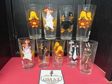 Looney Tunes - 1973 Pepsi Collector Series  Pint Glasses Lot of (9) - Never Used