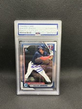 2024 Bowman Chrome 1st Walker Jenkins Signed Auto PSA Authentic Minnesota Twins