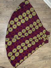 Ankara High-Waisted A-Line Maxi Skirt with Button Detail