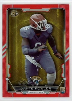 2015 Bowman Rookies Red Rainbow Foil /199 Dante Fowler Jr Dante Fowler #7 RC 3g6
