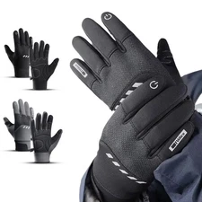 Fashion Winter Warm Gloves Touchscreen Anti-slip Motorcycle Thickened Ski Gloves