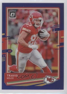 2020 Panini Donruss Optic Purple Prizm 20/50 Travis Kelce #3 0gg