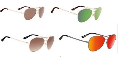 Authentic SPY+ Whistler Aviator Metal Sunglasses - 4 Variations