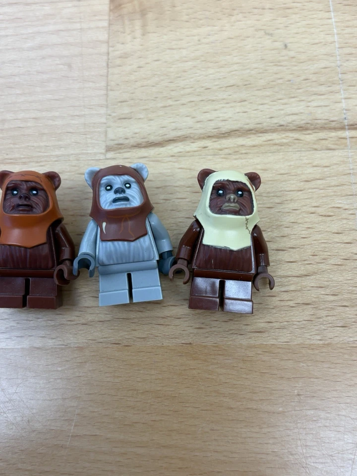 LEGO Star Wars Ewok Minifigure - Lot of 3 Chief Chirpa, Paploo - Image 2 of 4