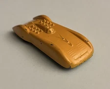 Goodee 1950's Diecast Toy Car Yellow Land Speed Racer