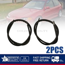 New 2x 74316-sr3-003 For 1992-1995 Honda Civic 1.5 Hatchback Roof Trim Strip
