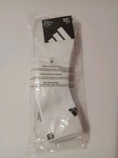 3 Pack Adidas Mens High Quarter Socks 6-12