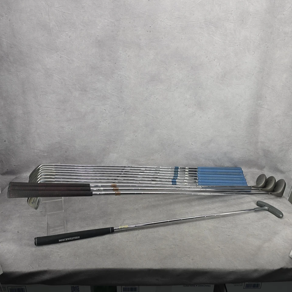 Vintage Ladies Golf Set Spalding Lynx Lite Northwestern Steel Shafted Right - Image 2 of 4