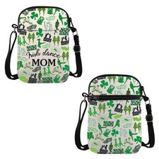 VAMSII Irish Dance Lover Gift Irish Dance Mom Crossbody Bag Irish Dancer Trav...