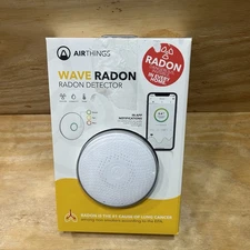 Airthings Wave Radon - Smart Radon Detector with Humidity, Temperature NEW