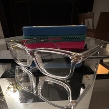 Versace kids Clear Full Rim Plastic Eyeglasses VE2243 Solid Designer with Case