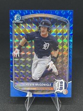 2025 Bowman Chrome Draft - Kevin McGonigle Blue Geometric Refractor /150 -Tigers