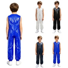 Kids Jumpsuit Homewear Romper Nightwear Sleepwear Diaper Cover Boys Casual