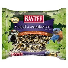 Kaytee Wild Bird Seed  Mealworm Cake Food For 1.4 Pound Pack of 1 