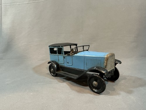Antique Tin Toy Car Charles Rossignol Made In France Coupe De Ville Vintage