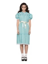 Forum Novelties Women's Creepy Sister Costume Dress, Blue, Standard
