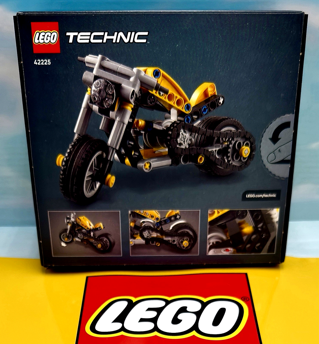 LEGO Technic 42225 Yellow Motorcycle 42132