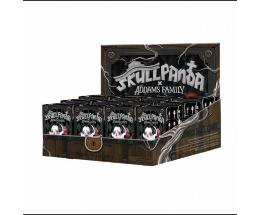 SKULLPANDA × THE ADDAMS FAMILY 12個入りBOX 12 basic models Confirmed Blind Box Skullpanda X The Addams Family