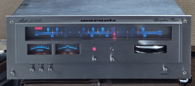 Marantz Model 2100 Stereophonic AM/FM Stereo Tuner Vintage Silver Marantz Model 2100 Stereophonic AM/FM Stereo Tuner Vintage Silver