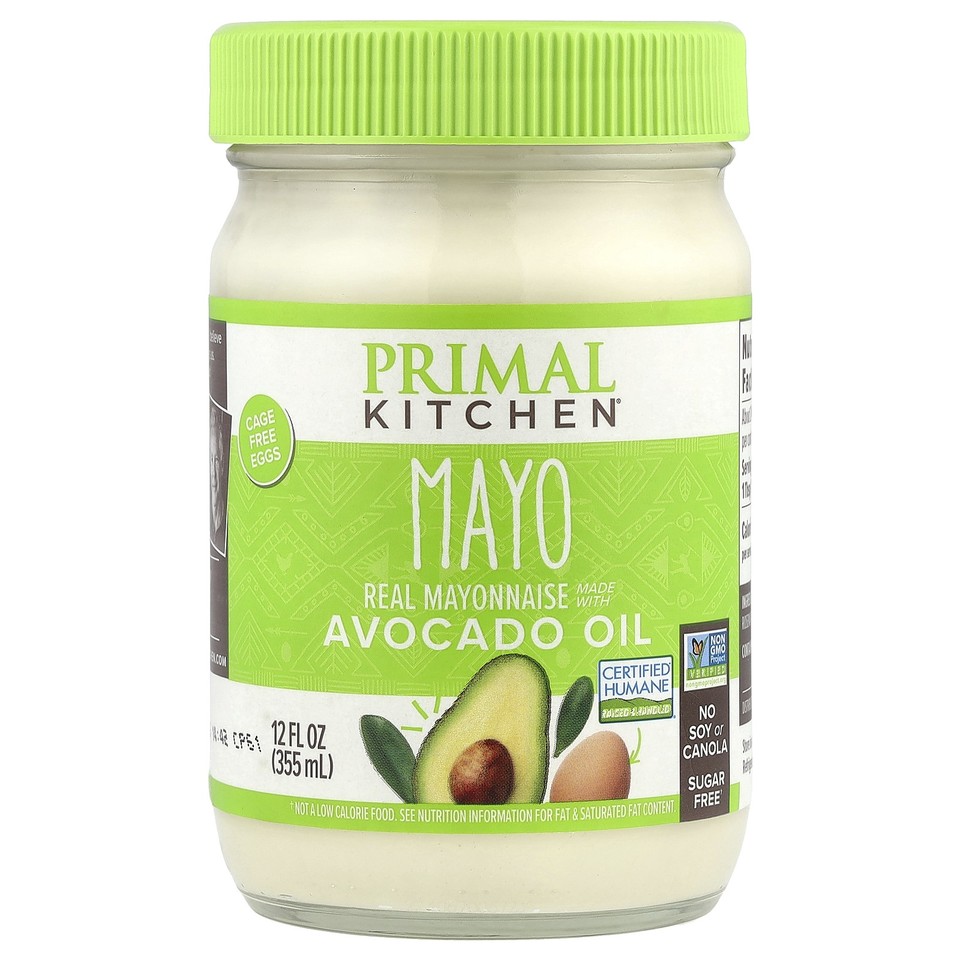 Primal Kitchen Mayonnaise with Avocado Oil 12 fl oz 355 ml Dairy-Free,