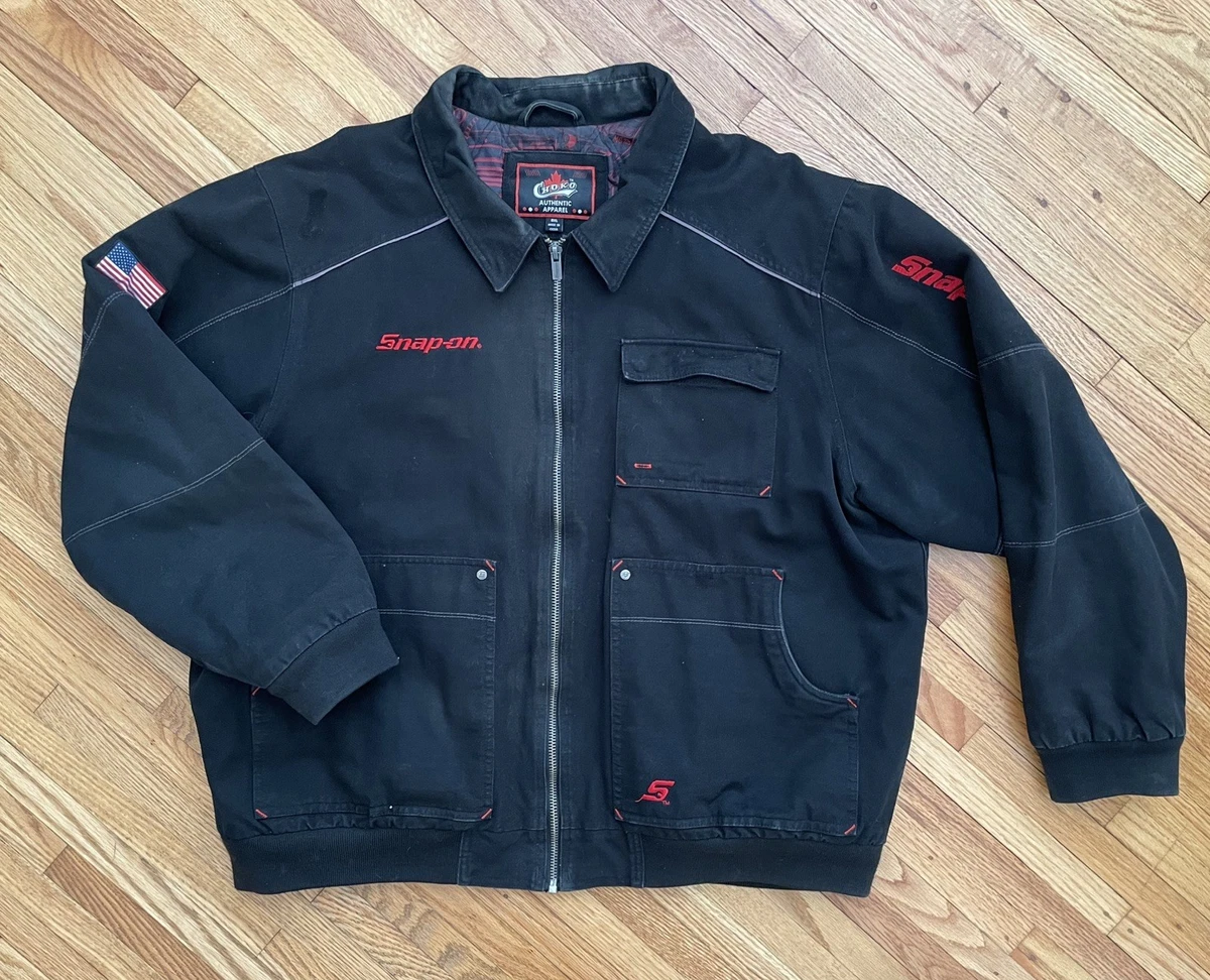 Snap-on 黒 コットンジャケット Snap-On Tools 100th Anniversary Jacket 3XL Black Gray Official