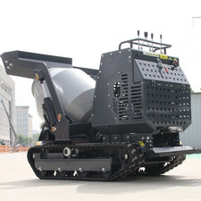 Free Ship 13.5HP B&S Gas Tracked Concrete Mixer Truck Compact in USA Warehouse